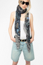 Billie Snakes Scarf Medium Grey