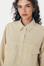 Cole Stripe Crop Shirt Sunflower