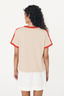 Rania Contrast Knit Tee Spiced Latte