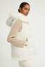 Reversible Long-Haired Lambskin Gilet Blanc