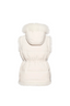 Reversible Long-Haired Lambskin Gilet Blanc