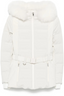 Belted Ski Jacket Blanc