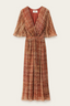 Romance Midi Length Dress Rose