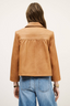 Bilos Cropped Leather Jacket Caramel