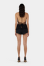 Sophia Beaded Halter Top Onyx + Oak