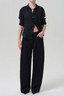 Brynn Drawstring Trouser Linen True Navy