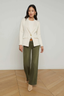 Chamberlain Knit Blazer Ivory/ Gold