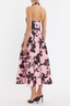 Connie Halter Midi Dress Print