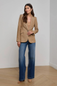 Chamberlain Blazer Tan Charcoal Stripe