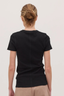 The Ribbed Tee Black
