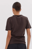 The Funnel Neck Tee Brazil Nut
