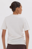 The Funnel Neck Tee White