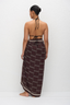 Silk Sarong Aubergine
