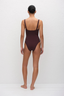 Square  Maillot Aubergine