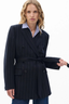 Virginia Striped Blazer Navy Stripe
