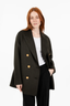 Peacoat Pressed Wool Dark Khaki