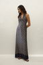 Elidia Maxi Dress Juanita Swirl Indigo