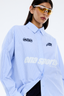 Ena Sports Shirt Powder Blue Stripe