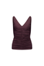 Ruched Top Plum