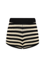 Miles Short Cream & Black