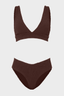 Angel Bikini Metallic Chocolate