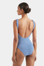 Square Neck Swim Cornflower