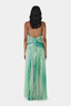 Laila Silk Maxi Dress Aura