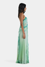 Laila Silk Maxi Dress Aura