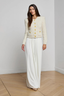 Una Knit Cardigan Ivory/Gold Lurex