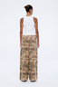 Tessa Wide Leg Pant Desert Camo