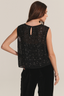 Serena Sequin Tank Black