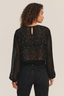 Marlowe Sequin Blouse Black