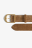Rise Suede Belt Cognac