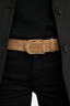 Rise Suede Belt Cognac