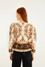 Majestic Garden Blouse Sand