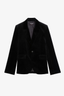 Vavy Velvet Blazer Black