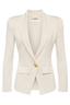 Chamberlain Knit Blazer Ivory/ Gold