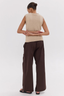 The Wide Leg Pant Brazil Nut