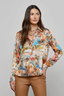 Tyler Silk Blouse Multi Collage