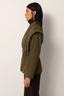 Lucille Jacket Olive Bloom