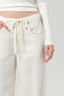 Brynn Drawstring Trouser Linen Vanilla