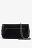 Rock Clutch Noir Silver
