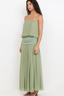 Camille Blouson Dress Pistachio