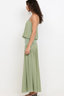 Camille Blouson Dress Pistachio