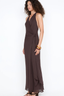 Soneva Wrap Dress Dark Chocolate