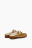 Carter Mule Caramel Suede Shearling