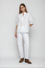 Mel Balloon Sleeve Blouse Off-White
