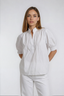 Mel Balloon Sleeve Blouse Off-White
