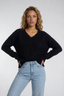 Jessie V-Neck Sweater Black