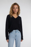 Jessie V-Neck Sweater Black